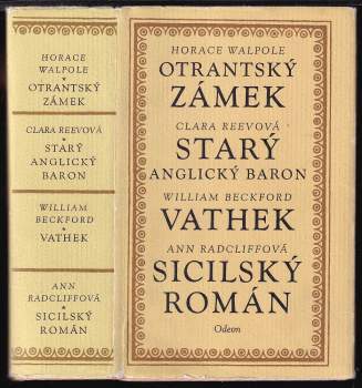 Otrantský zámek, Starý anglický baron, Vathek, Sicilský román