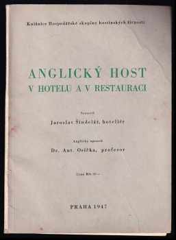 Anglický host v hotelu a v restauraci