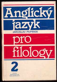 Jaroslav Peprník: Anglický jazyk pro filology