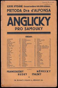 Anglicky pro samouky