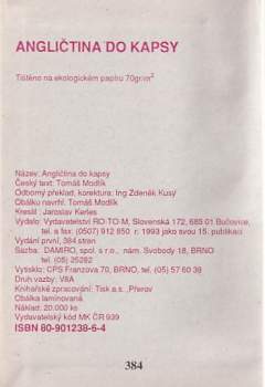 Tomáš Modlík: Angličtina do kapsy