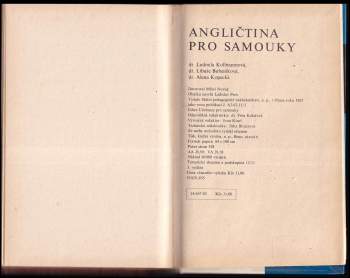 Ludmila Kollmannová: Angličtina pro samouky
