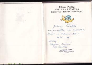 Eduard Petiška: Anička a básnička