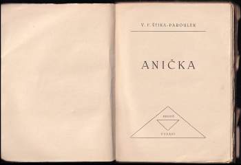 V. F Štika: Anička