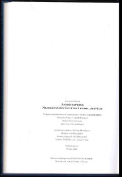 Jaromír Kozák: Aniho papyrus