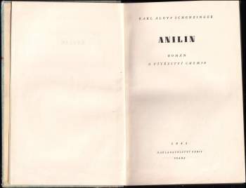 Karl Aloys Schenzinger: Anilin
