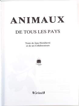 Jana Horáčková: Animaux de tous les pays