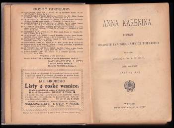 Lev Nikolajevič Tolstoj: Anna Karenina