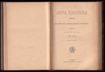Lev Nikolajevič Tolstoj: Anna Karenina