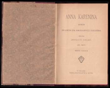 Lev Nikolajevič Tolstoj: Anna Karenina