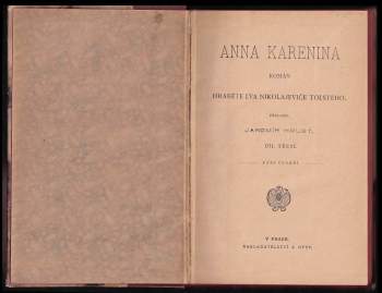 Lev Nikolajevič Tolstoj: Anna Karenina
