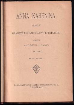 Lev Nikolajevič Tolstoj: Anna Karenina