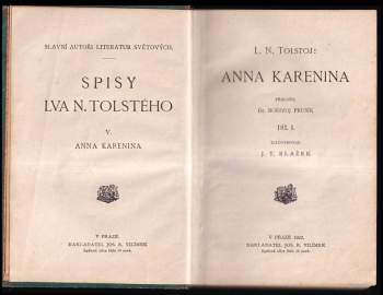 Lev Nikolajevič Tolstoj: Anna Karenina