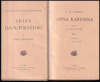 Lev Nikolajevič Tolstoj: Anna Karenina