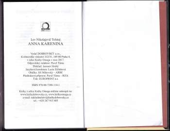 Lev Nikolajevič Tolstoj: Anna Karenina