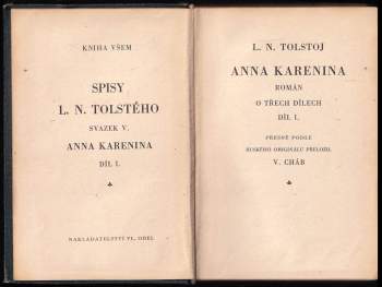 Lev Nikolajevič Tolstoj: Anna Karenina