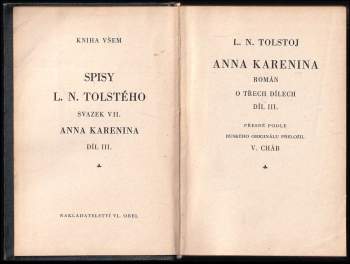 Lev Nikolajevič Tolstoj: Anna Karenina