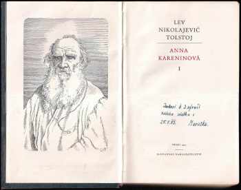 Lev Nikolajevič Tolstoj: Anna Kareninová 1. - 3. KOMPLET