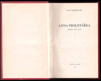 Ivan Olbracht: Anna proletářka