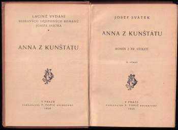Josef Svátek: Anna z Kunštátu