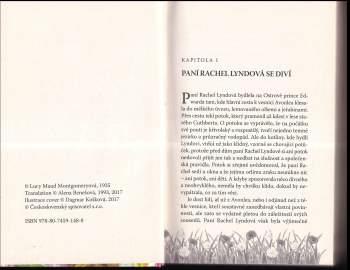 Lucy Maud Montgomery: Anna ze Zeleného domu