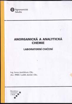 Irena Jančářová: Anorganická a analytická chemie