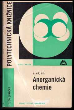 Bohumil Hájek: Anorganická chemie