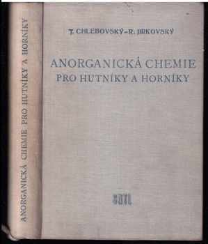 Anorganická chemie pro hutníky a horníky