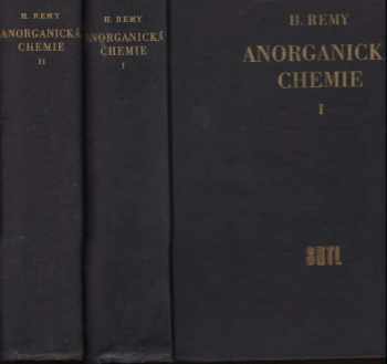 Heinrich Remy: Anorganická chemie