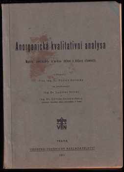 Anorganická kvalitativní analysa