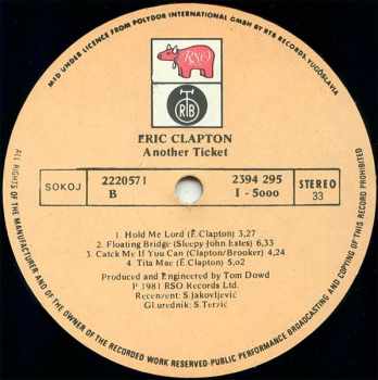 Eric Clapton: Another Ticket