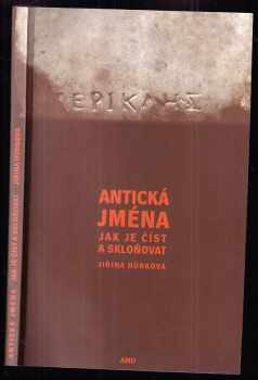 Jiřina Hůrková-Novotná: Antická jména