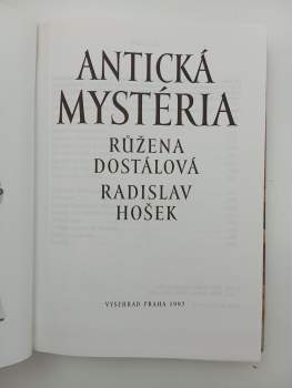 Radislav Hošek: Antická mystéria