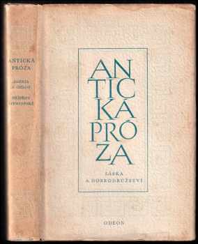 Antická próza - Láska a dobrodružství - Jaroslav Šonka (1971, Odeon) - ID: 459667