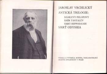 Jaroslav Vrchlický: Antická trilogie