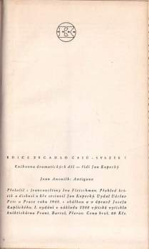 Jean Anouilh: Antigona