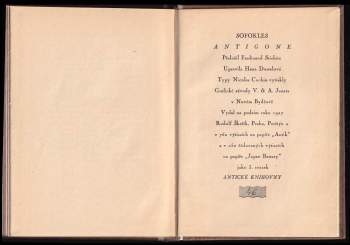 Sofoklés: Antigone