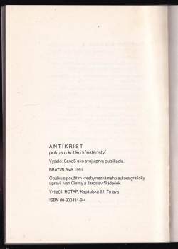 Friedrich Nietzsche: Antikrist