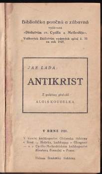 Jan Lada: Antikrist