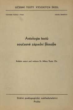 Antologie textů současné západní filosofie