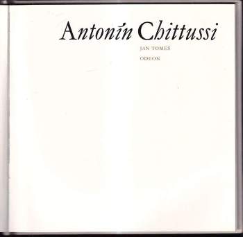 Jan Marius Tomeš: Antonín Chittussi