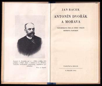 Jan Racek: Antonín Dvořák a Morava