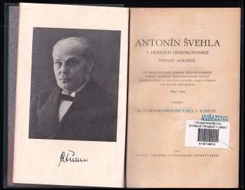 Otakar Frankenberger: Antonín Švehla v dějinách Českoslovanské strany agrární