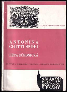 Antonína Chittussiho léta učednická