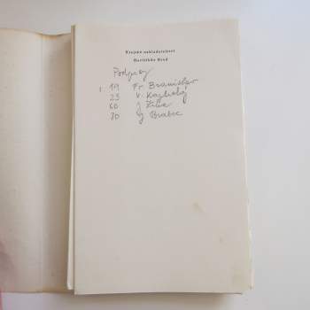Ladislav Fikar: Antonínu Sovovi kytka polního kvítí z Pacova 1958