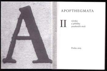 Ondřej Koupil: Apofthegmata