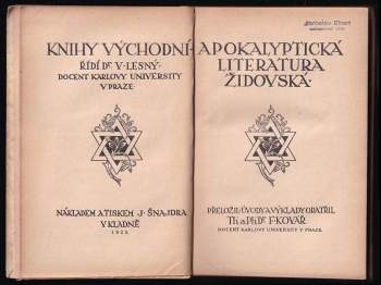 Stanislav Kulhánek: Apokalyptická literatura židovská