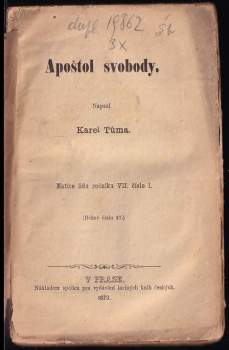 Karel Tůma: Apoštol svobody
