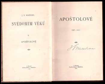 Josef Svatopluk Machar: Apoštolové