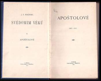 Josef Svatopluk Machar: Apoštolové